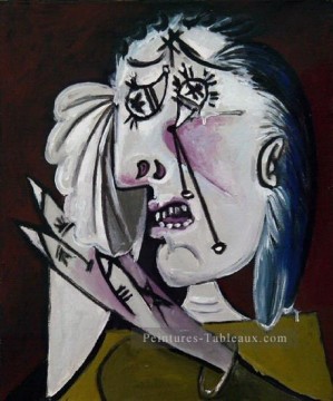 pharisien qui plaint Tableau Peinture - La femme qui pleure 4 1937 Cubisme